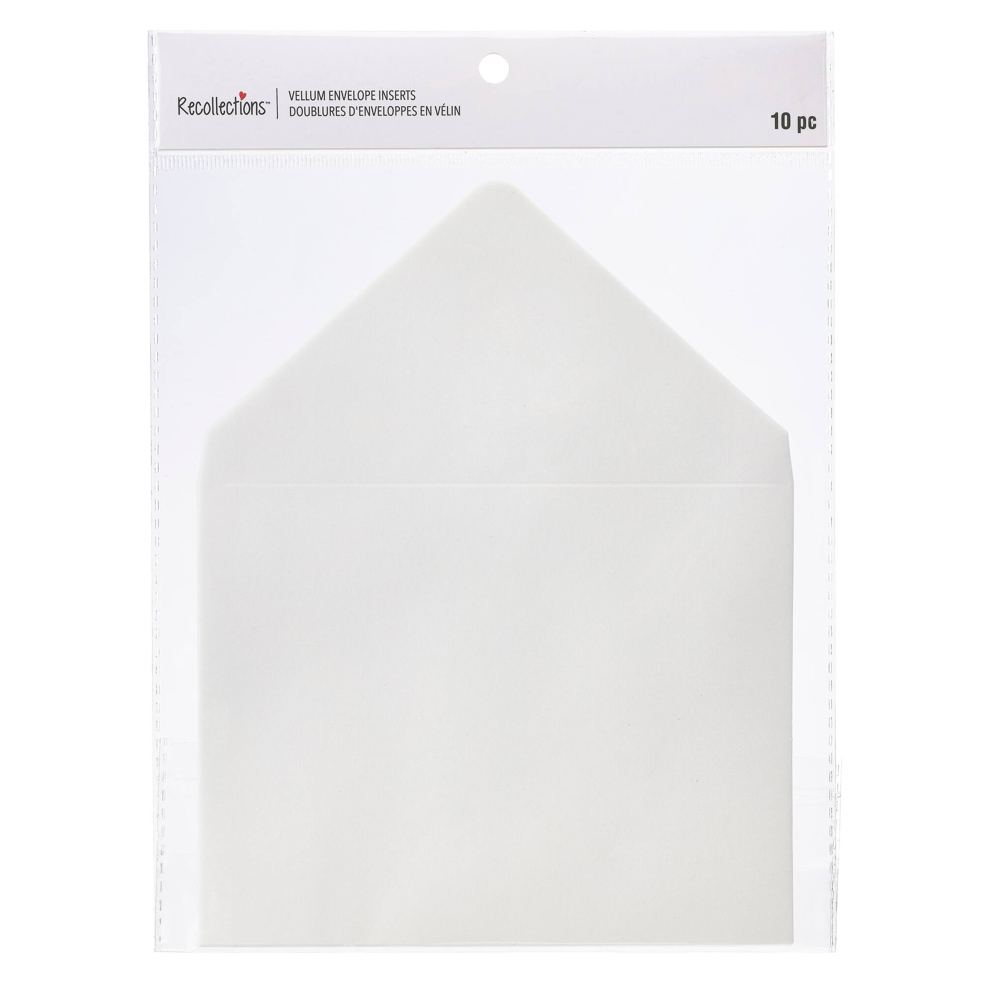 A7 White Vellum Envelope Inserts by Recollections™, 10ct.